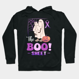 The boo sheet - Domestic Violence - Halloween Purple Ribbon Hoodie